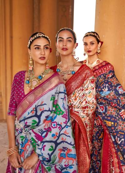 Patola Vol 4 By Revaa Fancy Patola Partywear Saree Collection